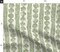 Sage Green Stripe Geometric Block Print Herringbone Folk Art Boho Bohemian Custom Printed Fabric by Spoonflower Various Fabrics by the Yard or Fat Quarter